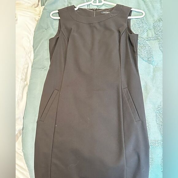 Banana Republic Black Cotton/nylon/spandex mix Dress! - Picture 8 of 10